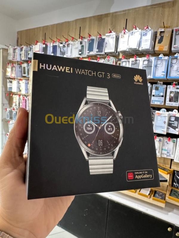  HUAWEI Montre  Watch GT 3 46mm Acier inoxydable