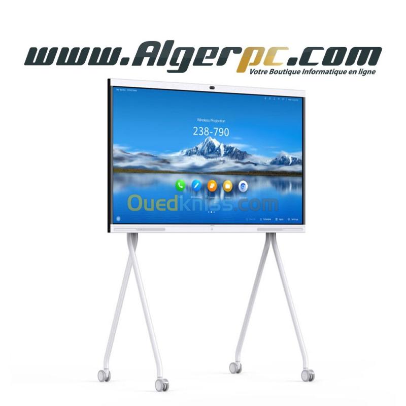 Ecran interactif Huawei IdeaHub B2 75 Pouces 4K avec Support Mural et à roulettes