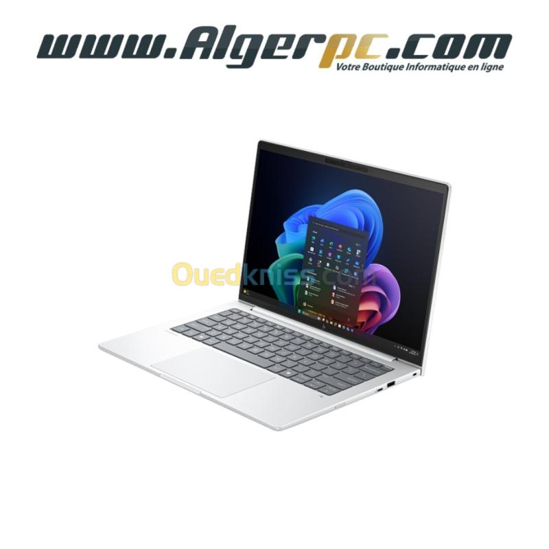 HP EliteBook 8 G1i Intel Core Ultra 7 258V/32Go DDR5/512Go SSD/Ecran 14 pouces WUXGA/Intel Arc Graphics/Clavier AZERTY rétroéclairé bilingue(FR/AR)/Windows 11 Pro