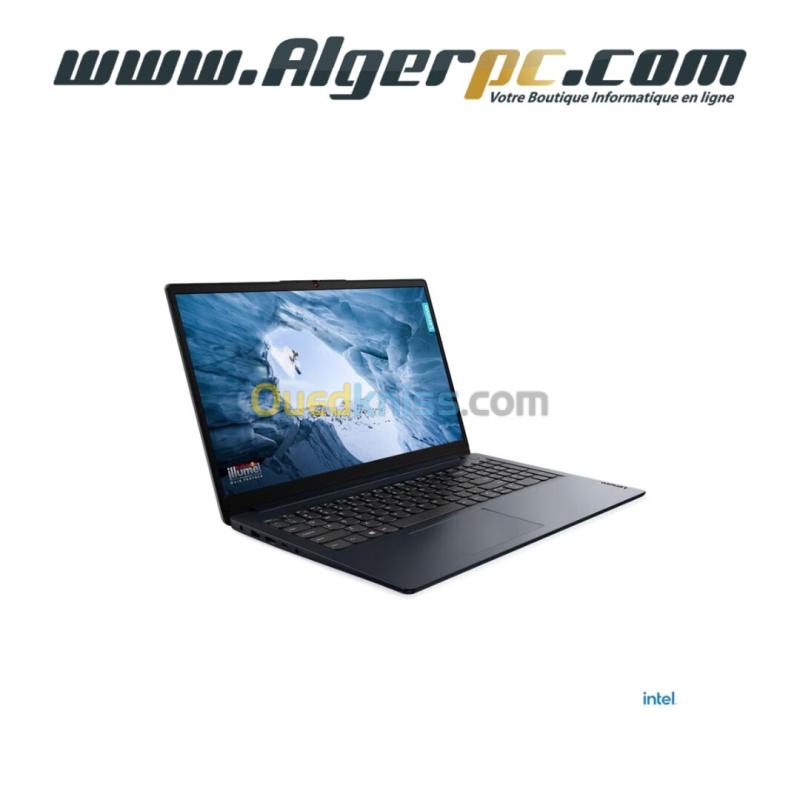 Lenovo Ideapad 1 Intel Celeron N4500/8Go DDR4/256Go SSD/Ecran 15.6 HD/Intel UHD 600/Clavier AZERTY/Windows 11 Pro