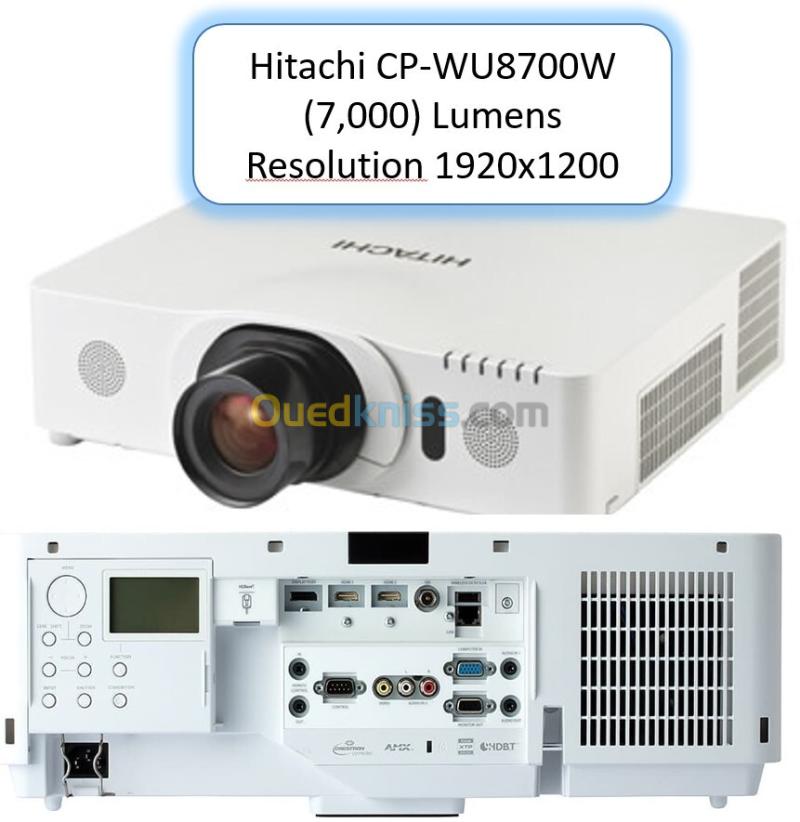 Epson E-B-2055  Brightness: 5000 ANSI Lumens XGA 1024 x 768 Panasonic Europe PT-RW330E LED/ Laser  DLP, 3500 lumens, WXGA  20,000 hours  Resolution 1280x800 + Panasonic PT-VX600 5500 lumens 12