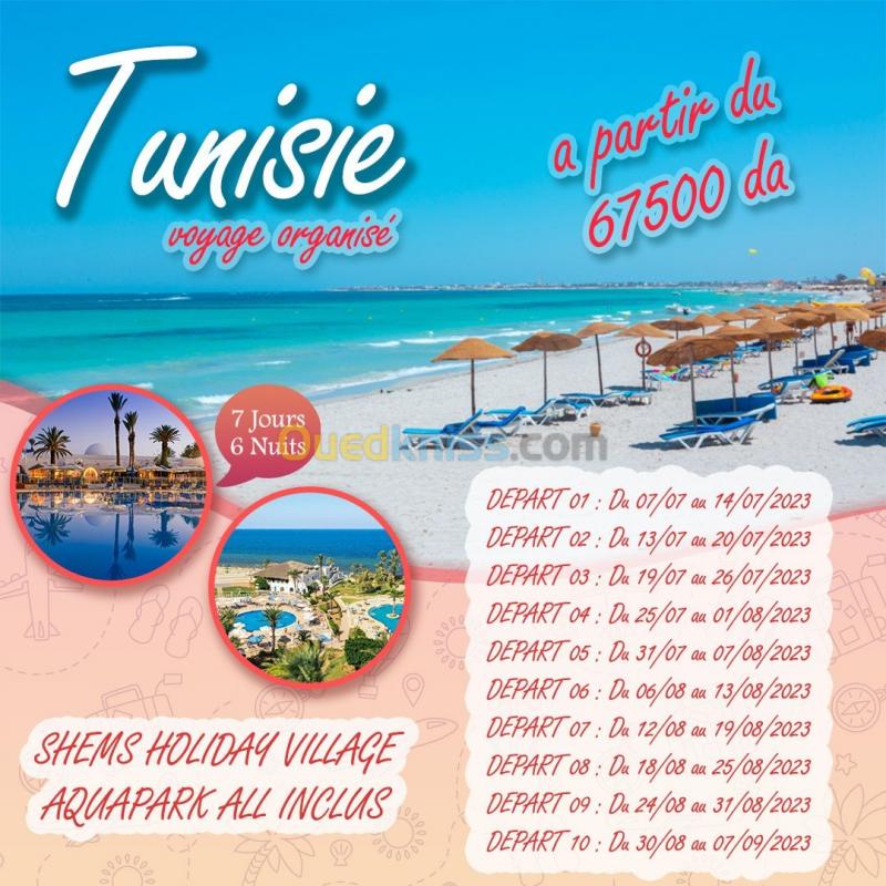  voyages organisé Tunisie