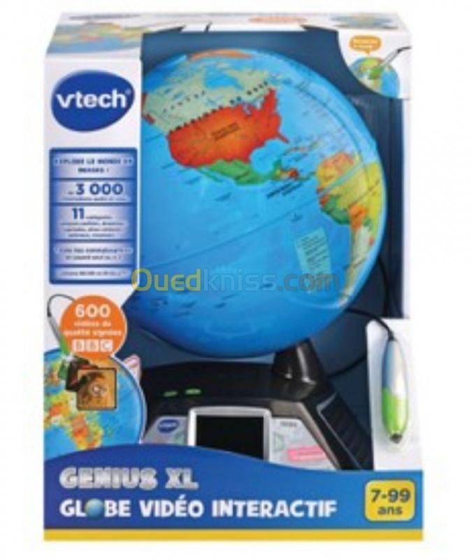  Vtech Globe Terrestre Vidéo Interactif. Geniux XL
