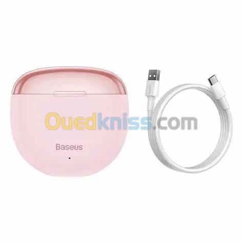  Écouteurs sans fil Bluetooth 5 Baseus Blanc/Rose/Vert