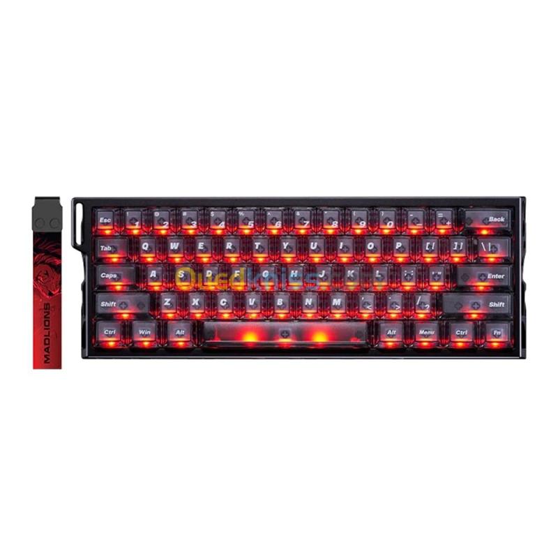 Clavier Gaming FGG MAD 60 HE Hall Effect Magnétique 8000Hz RGB Format 60% 7