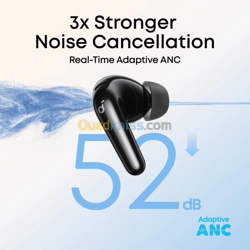 Écouteurs Anker R60i NC ANC Bluetooth 6.1 Son Hi-Res LDAC 50H 6Microphones Traduction IA Instantanée 2