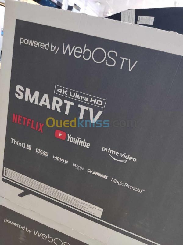  Promotion tv stream 50 pouces smart web OS 4k ultra HD