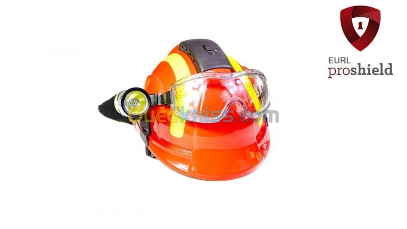  casques anti feu type sapeur pompier (F1) et casque sauvetage (F2) 