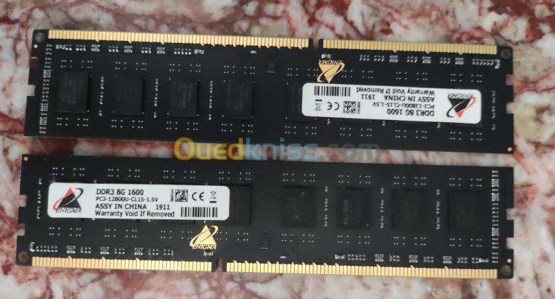 RAM DDR3 8GO 1600 ENIGMA