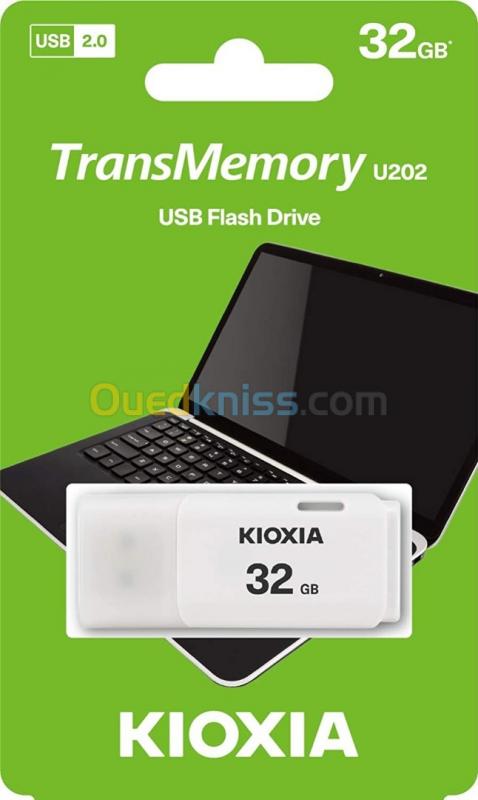  USB FLASH DRIVE KIOXIA TRANSMEMORY U202 32GB USB 2.0