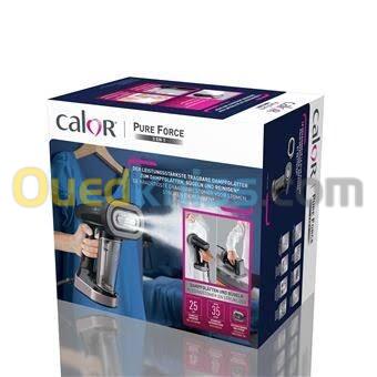 Défroisseur vapeur CALOR DT8765C0 Pure Force 3 en 1 - 1800W-Débit de vapeur : 35 g/min - Nombre de mode(s) : 4.0 Capacité du réservoir : 0,18 L