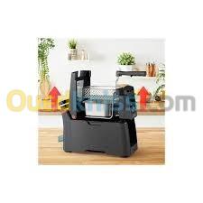 Friteuse classique Tefal Clear Duo Friteuse, Moins de fumee et d'odeurs, Noir, FR600810 - Capacité 1.2kg / 4 personnes - Puissance : 2000 W 4