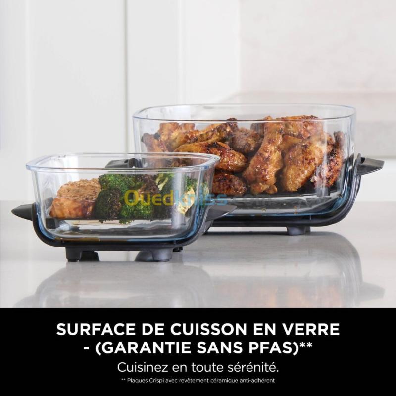 Ninja CRISPi Friteuse sans huile portable, 3,8L, 4-en-1 Frire sans huile, Rôtir, Recroustiller,FN101 8