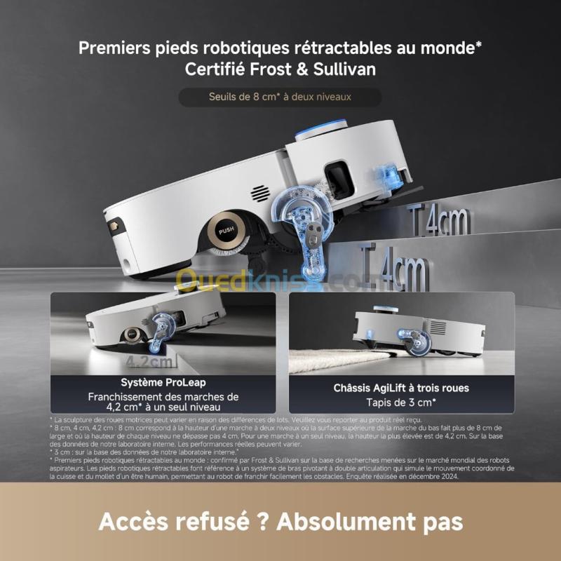 DREAME Aqua 10 Ultra Roller Complete - Nettoyage Automatique du Rouleau - 30000 pa 8 cm proleap 5