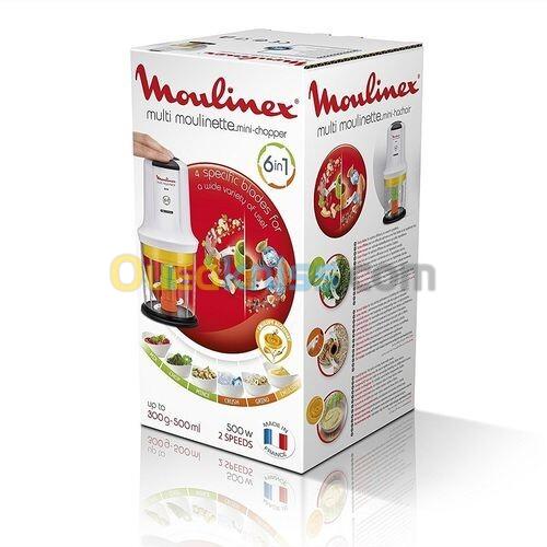 Mini Hachoir MOULINEX Multi-Moulinette - 6 En 1 - AT723110 - Blanc-500w-500ml 4