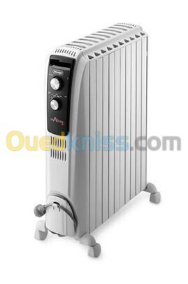 Delonghi Radiateur bain d'huile TRD41025 - 2500W - 10 élements - BLANC- Pièces de 75m3 2