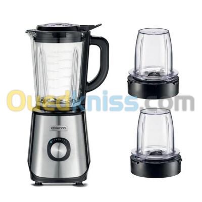 Kenwood Blender verre 1000W, 1.5L broyeur, hachoir et fonction glace  - Blm45.720SS- 2 vitesses-inox 2