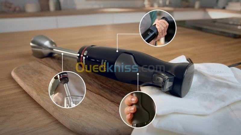  Bras Mixeur plongeurs BOSCH 3N1 ErgoMaster Série 4 1000 W Noir, anthracite MSM4B621 قدم الخلاط 4