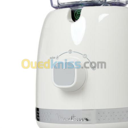 Blender 1,75L MOULINEX  SOLEIL 500W IVOIRE LM355A10 2 VITESSES - FONCTION PULSE 3
