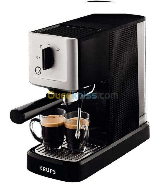  Krups XP344010 Machine à Café  Pression 15 Bars ماكينة تحضير القهوة بالضغط 15 بار من كروبس XP344010