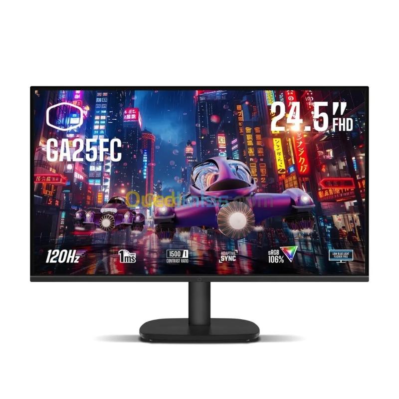 Ecran Gamer  COOLER MASTER GA25FC 24.5" FHD 120Hz IPS