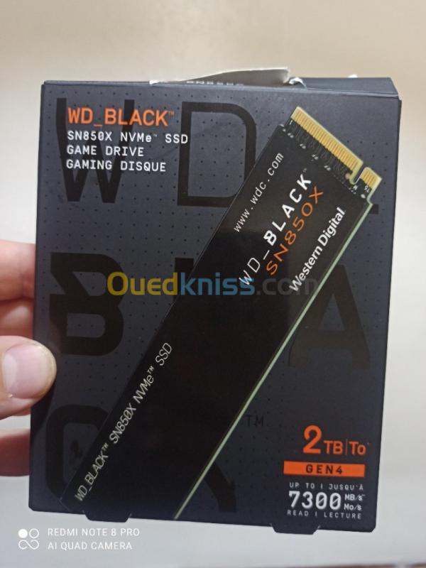  SSD Nvme WD Black SN850X 2to