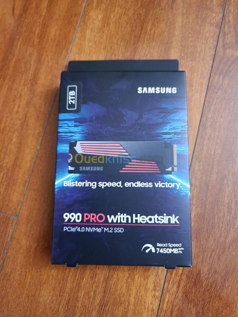 2TB Samsung 990 PRO M.2 PCI Express 4.0 Disque SSD interne