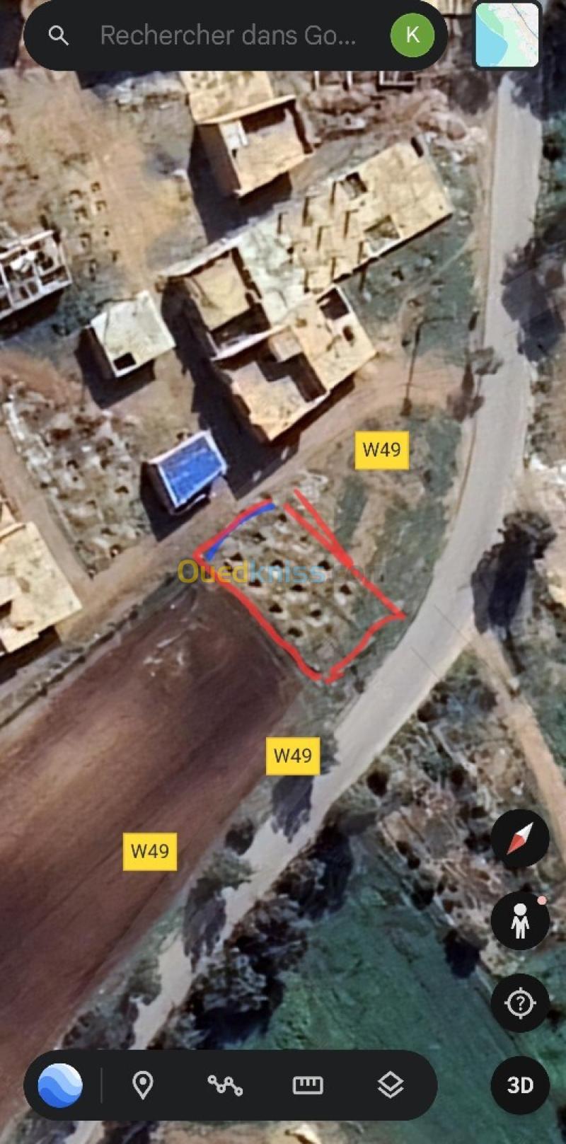 Vente Terrain Mostaganem Hassi maameche