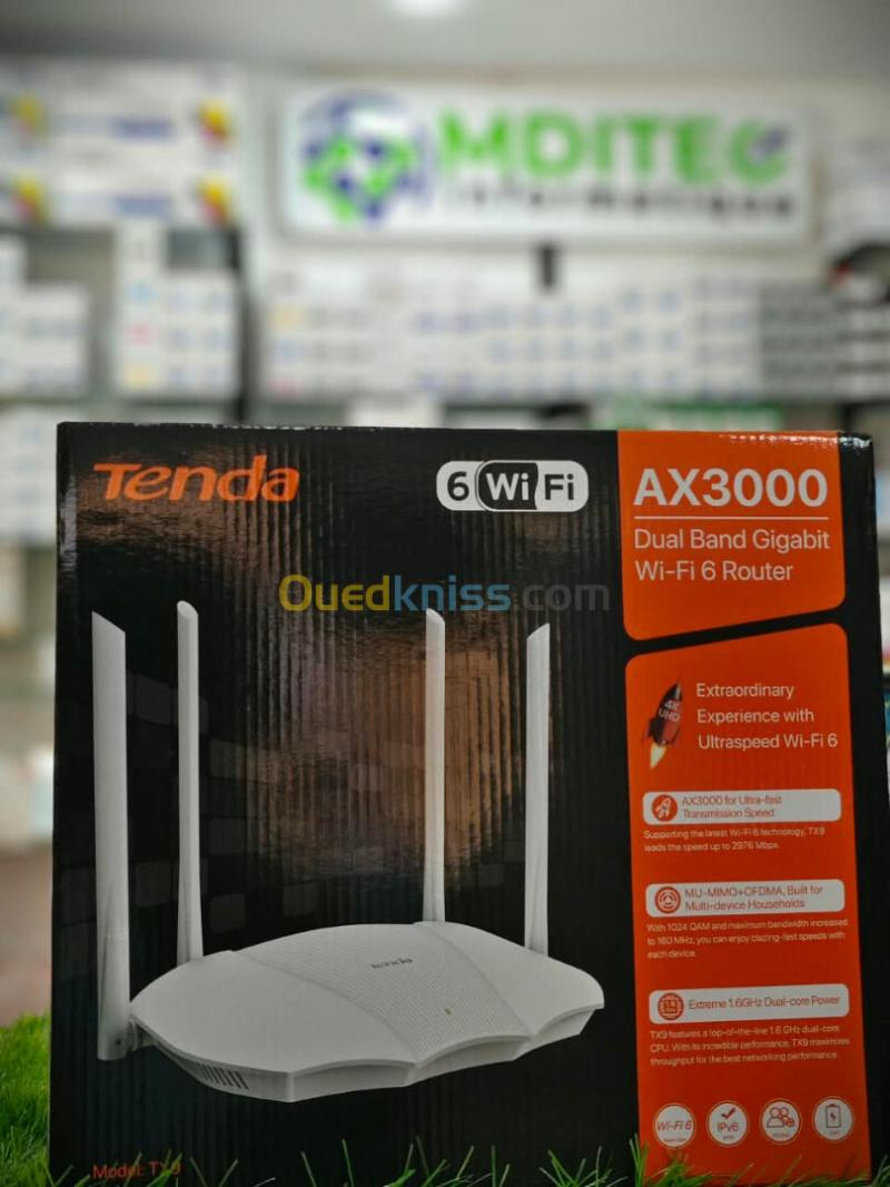 ROUTEUR TENDA TX9 PRO - AX3000 WIFI 6
