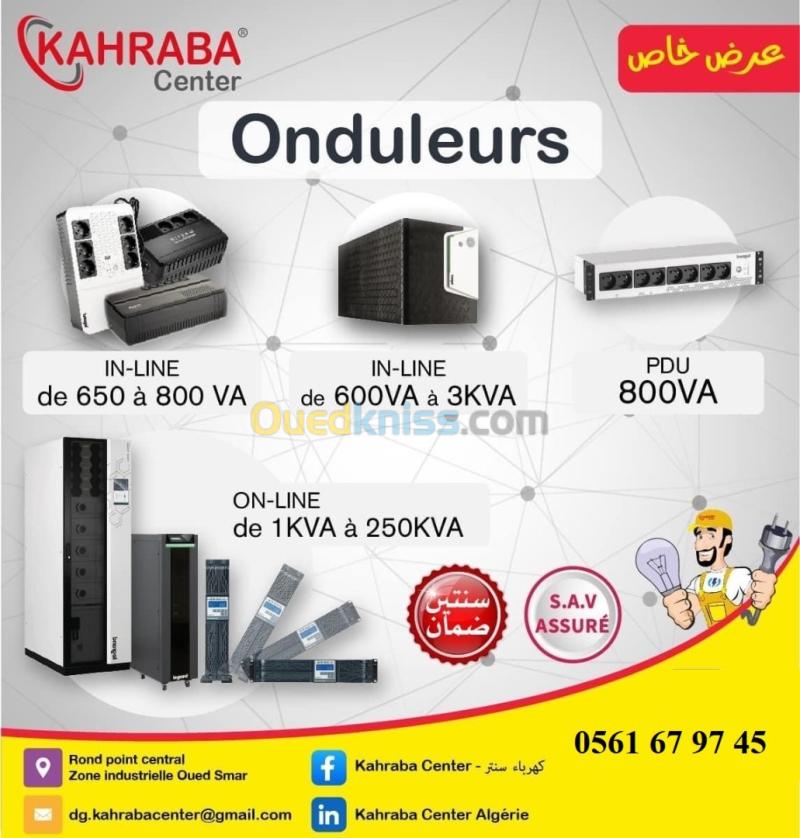 DISPONIBLE ONDULEUR DE 650 VA A 300 KVA 