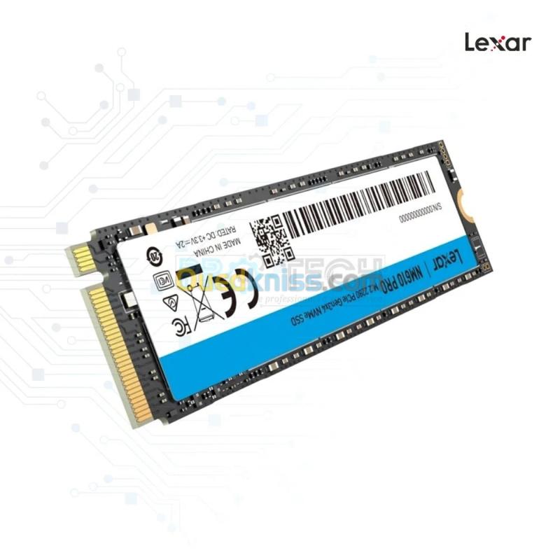 LEXAR NM610 PRO 1TB - SSD M.2 NVME - PCIE 3.0 GEN3X4 - 3300 MO/S - PC PORTABLE & BUREAU - BLACK 3