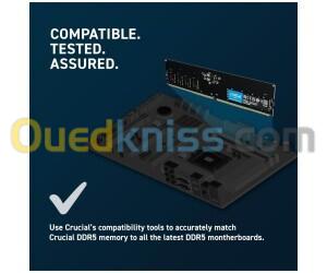 RAM CRUCIAL DESKTOP 32GB DDR5 - 4800 Mhz - UDIMM - 4