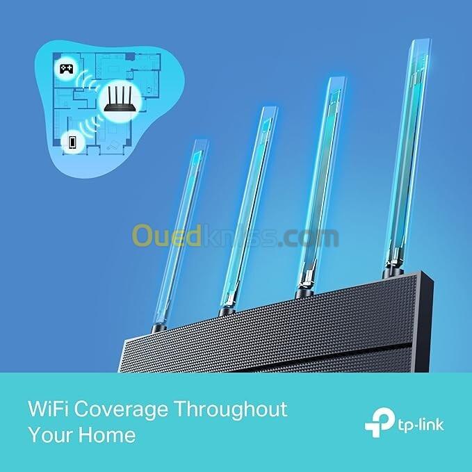 TP-LINK ARCHER AX12 - ROUTEUR WI-FI 6 AX1500 - 2,4 GHZ ET 5 GHZ - MU-MIMO - OFDMA - IPV6 - BALCK 4