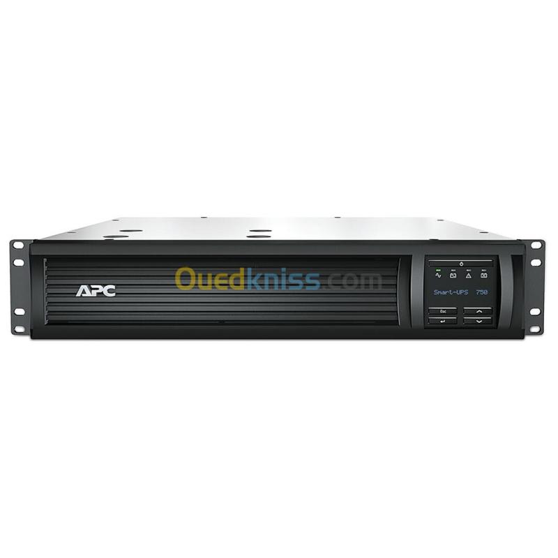 ONDULEUR APC SMART-UPS 750VA - ONDULEUR RACKABLE - 230V - USB - SÉRIE SMARTSLOT - RACK 2U - BLACK 2