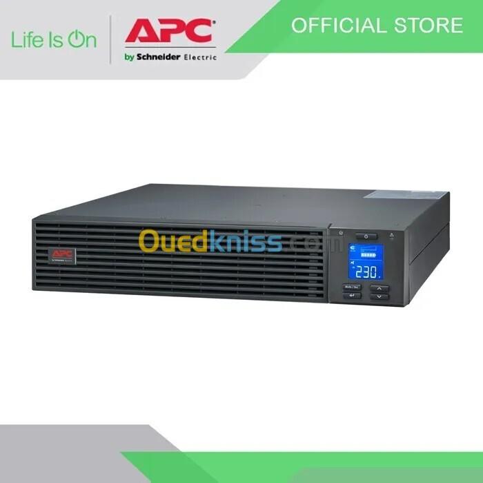 APC EASY-UPS SRV1KRI - ONDULEUR RACKABLE ONLINE 1 KVA - 1000 VA - 800 WATT - 230 V - LCD - CHARGE INTELLIGENTE