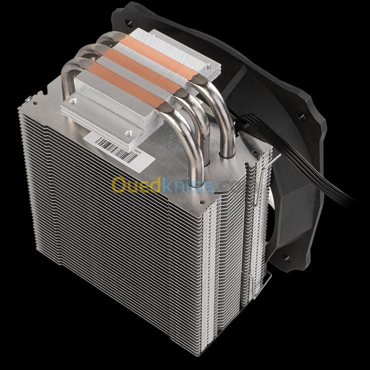 NOX HUMMER H-212 - REFROIDISSEUR CPU - INTEL & AMD - 120MM FAN - SILENCIEUX - ALUMINIUM - BLACK 5