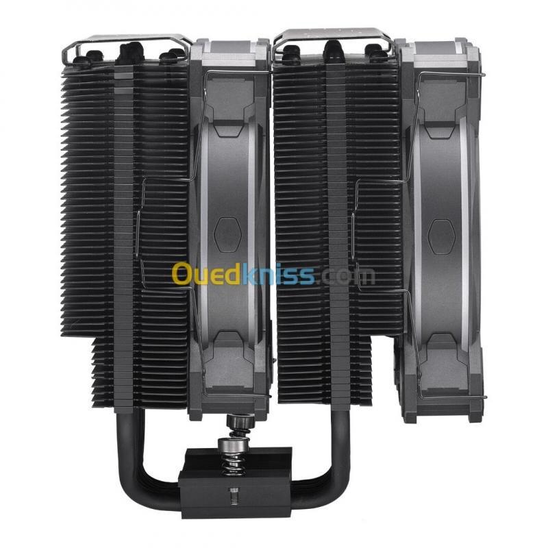COOLER MASTER HYPER 622 HALO BLACK - INTEL & AMD - LED ARGB - ALUMINIUM - 3 BROCHES - 2 FAN 120MM 4