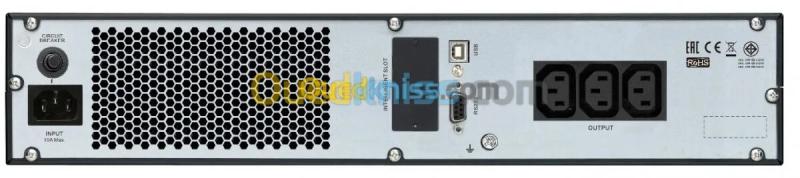 APC EASY-UPS SRV1KRI - ONDULEUR RACKABLE ONLINE 1 KVA - 1000 VA - 800 WATT - 230 V - LCD - CHARGE INTELLIGENTE 2