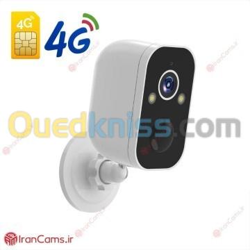 O-KAM PRO T4 4G LTE - CAMÉRA DE SURVEILLANCE 360 DEGREE - ULTRA HD - BATTERIE INTÉGRÉE - ÉTANCE IP65 - BLACK