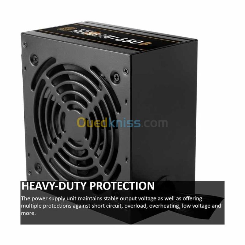 GAMDIAS HELIOS M1-650B - ALIMENTATION 650W - 80+ BRONZE - SILENCIEUSE 120 MM - ATX PFC ACTIF - BLACK 7