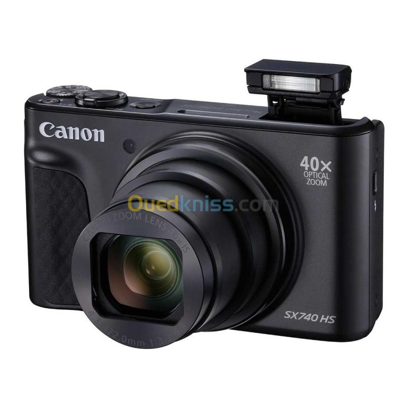 CANON POWERSHOT SX740 HS LITE EDITION - APPAREIL PHOTO COMPACT - 20.3 MP - ZOOM OPTIQUE 40X - 4K UHD - WIFI - BLUETOOTH - NOIR 4