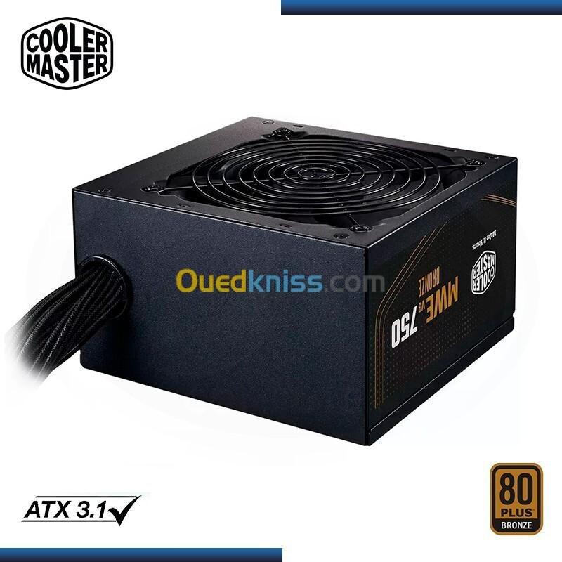 COOLER MASTER MWE BRONZE 750W V3 - ALIMENTATION 80 PLUS BRONZE - 230 V - ATX 3.1 - DC TO DC - NOIR 6