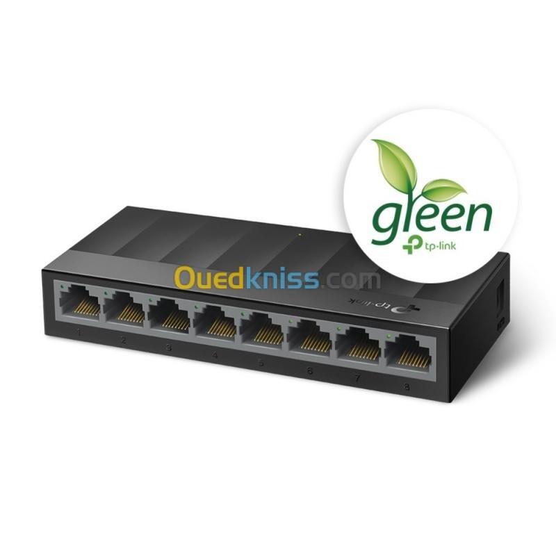 TP-LINK  LS1008G Switch de bureau 8 ports Gigabit - 101001000 Mbps 5
