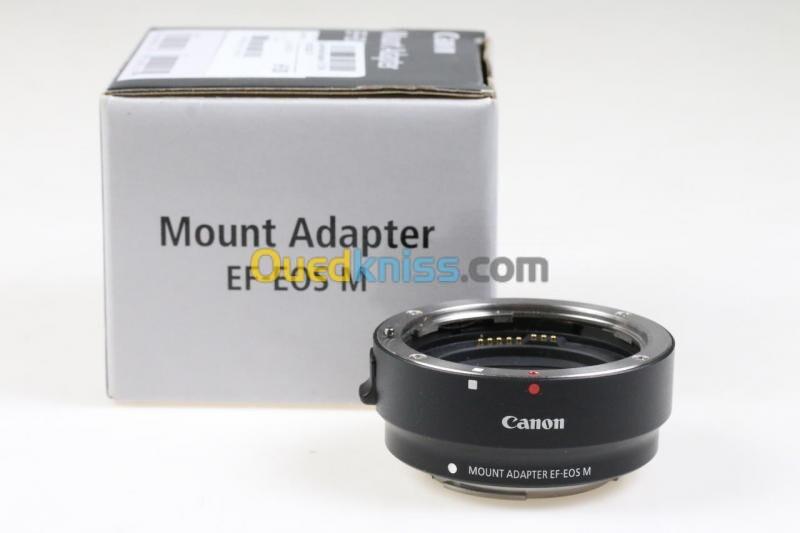 ADAPTATEUR MONTURE CANON EF-EOS M ORIGINAL- À BOÎTIER EOS - POUR EOS M10 M50 M50 Mark II M100 -NOIR 5