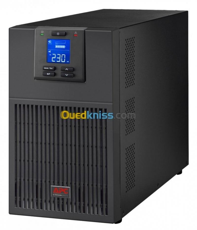 APC EASY-UPS SRV3KI - ONDULEUR TOUR ONLINE 3 KVA - 3000 VA - 2400 WATT - 230 V - MODE ECO - CHARGE INTELLIGENTE - BLACK