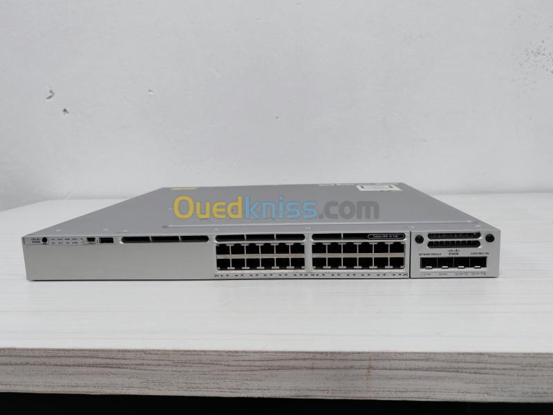Switch Cisco Catalyst WS-C3850-24P-E | 24 Ports Gigabit PoE+ | 2x SFP+ | 2x SFP - Cisco Catalyst 3850 3