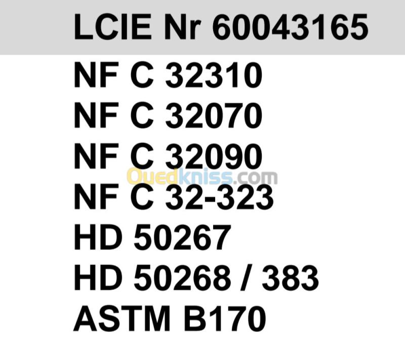 Câble CR1 6