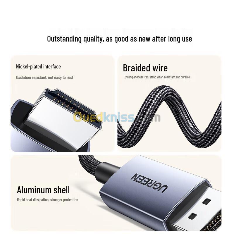 Cable Display to HDMI 1.5m DP-HDMI UGREEN Original 2