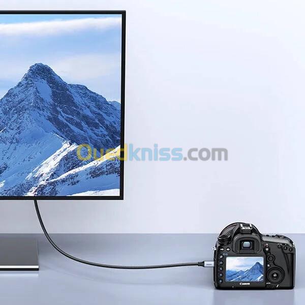 Cable Micro HDMI to HDMI [8K] 2m UGREEN Original REF: HD164 [P/N: 15517] 4