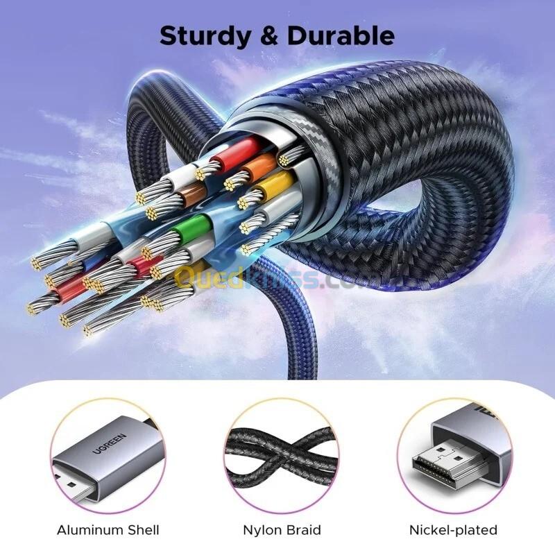 Cable HDMI to Display Active 1.5M  4K/60Hrz HDMI-DP UGREEN Original REF: HD169 [P/N: 25153] 4
